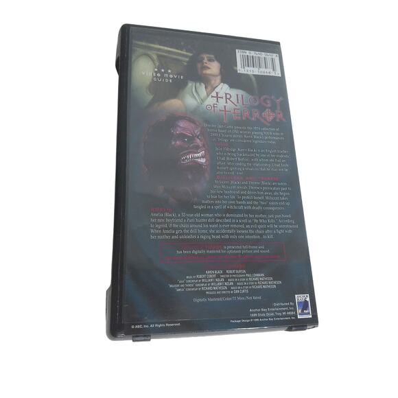 Vintage Trilogy of Terror VHS 1999 Collectors Edition Clamshell Horror Gore Cult - Picture 4 of 7